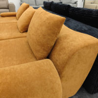 Canapé modulaire sectionnel de style nordique, design minimaliste confortable, pour villa, école, atelier, salon, canapé en mousse compressée au sol