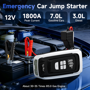 Factory Direct Multi-Function Jump <b>Pump</b> 12000mAh 1500A <b>Battery</b> Booster With Smart Clamp TH-JT-200 High-Power Infl - Product Image 5