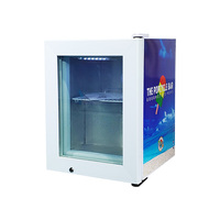 Mini-congélateur vertical Meisda SD21 de 21 L en acier inoxydable pour bâtonnets de crème glacée et sucettes glacées, idéal pour la maison et l'hôtellerie