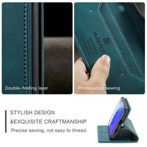 Classico del Cuoio di vibrazione Della Copertura di Caso per Xiaomi <span class=keywords><strong>Mi</strong></span> <span class=keywords><strong>10T</strong></span> / <span class=keywords><strong>Mi</strong></span> <span class=keywords><strong>10T</strong></span> Pro 5G / Redmi K30S sacchetti del telefono RFID Cavalletto Cassa Del Raccoglitore K30 K20 - Product Image 4