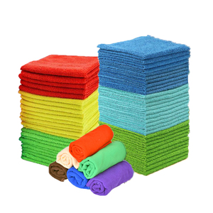 Customization Logo Microfiber Cloth 30x30 Micro Fibre Towel 30x60 Microfiber Cleaning Cloths For Car/Kitchen
