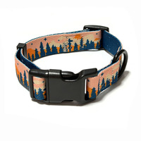 Collier d'entraînement pour chien personnalisé, imprimé par sublimation, avec sangle réglable à dégagement rapide, design tendance