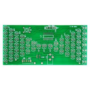 ชุดนาฬิกาทรายอิเล็กทรอนิกส์จำลอง ไมโครคอนโทรลเลอร์ STC ไฟ LED ชิ้นส่วนฝึกทักษะ ชิ้นส่วน DIY - Product Image 4