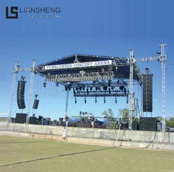 Outdoor Lifting Truss Displays Assemble Aluminum Spigot Bolt Truss Stage For Event Concert For Sale