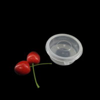 Couvercle de gobelet à sauce en PP biodégradable personnalisé de 50 mm pour restaurant moderne, conteneur alimentaire transparent à emporter Xinxin