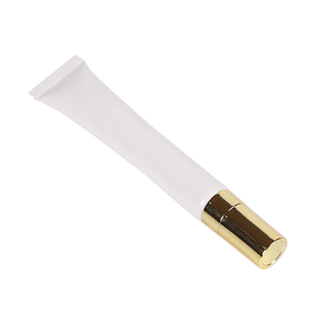 Tube vide de luxe en plastique doré à capuchon poussoir <span class=keywords><strong>pour</strong></span> soins de la peau, rouge à lèvres, brillant à lèvres, fard à joues, vente en gros, personnalisation OEM/ODM - Product Image 1