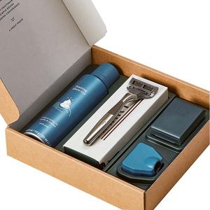 Boîte d'emballage d'impression polychrome pour hommes ensemble de soins de la peau kit d'huile de croissance de <span class=keywords><strong>barbe</strong></span> boîte cadeau cosmétique personnalisée avec insert - Product Image 2