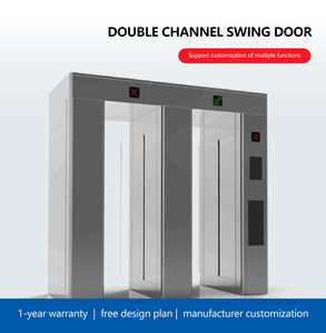 باب دوار منزلق كامل الارتفاع مخصص لأفراد المرور الآمن باب دوار كبير نوع لمحطة المطار - Product Image 3