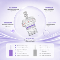 Appareil de soin du visage à haute fréquence 32g Hydra Tip avec échelle de profondeur réglable, rotation soyeuse, fonctionnement sans effort, pour usage domestique et professionnel