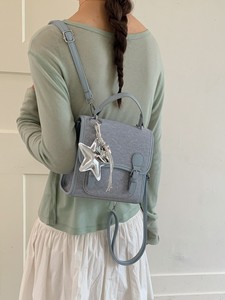 Bolso de Hombro Pequeño para Mujer Han Faner, Estilo Casual Sencillo, con Rayas Vintage Exquisitas y Diseño de Empalme, Ideal para Compras, Estilo de Mejores Amigas y Citas - Product Image 1