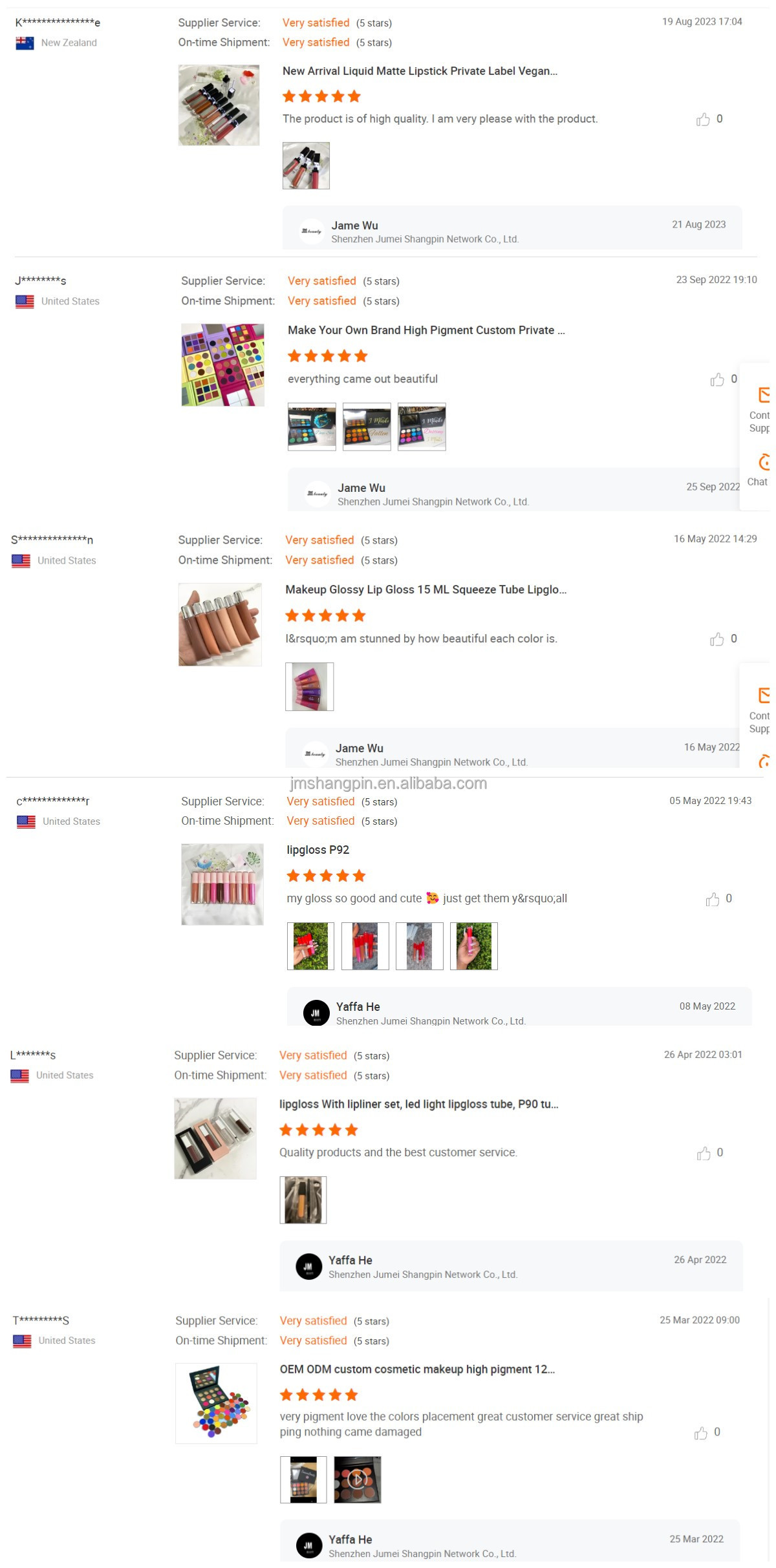 cosmetic and beauty products factory for female