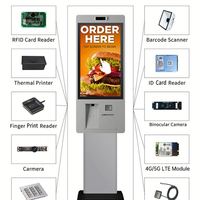 Touchwo 24 ''27'' Quiosco de pantalla táctil moderno Banco Hotel Autoservicio Check-In Consulta Pedido Máquina Función SDK Lector de código de barras