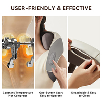 Masseur électrique intelligent multifonctionnel portable pour le cou et les épaules, pour soulager la douleur