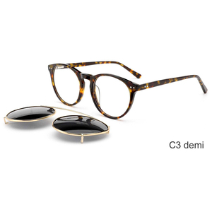 Gafas de <span class=keywords><strong>Sol</strong></span> de acetato de moda <span class=keywords><strong>Clip</strong></span> de acetato en gafas de <span class=keywords><strong>sol</strong></span> Diseñadores de lujo gafas de <span class=keywords><strong>sol</strong></span> gafas magnéticas - Product Image 1