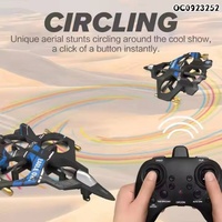 Avion RC 2.4G, planeur radiocommandé, drone de combat télécommandé, 6 canaux, intérieur-extérieur, portée de 80 m, batterie incluse