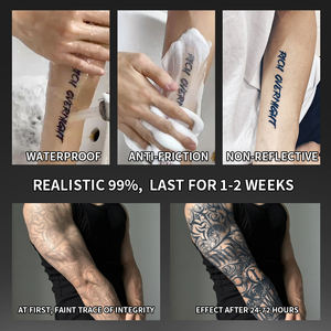 <span class=keywords><strong>ลาย</strong></span><span class=keywords><strong>สัก</strong></span>แบบกอธิคแบบแขนเต็มรูปแบบชั่วคราวรอยสักแบบกึ่งถาวรกันน้ำใช้งานได้นาน2สัปดาห์รอย<span class=keywords><strong>สัก</strong></span>สมุนไพรเหมือนจริงสำหรับตัว<span class=keywords><strong>แขน</strong></span> - Product Image 5