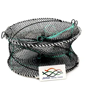 塑料涂层弹簧笼HDPE小网捕蟹器铸造渔网龙虾养殖笼
