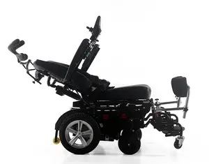 Alta-qualità OME servizio di alluminio leggero pieghevole speciale multifunzionale elettrico in piedi sedia a rotelle per disabili