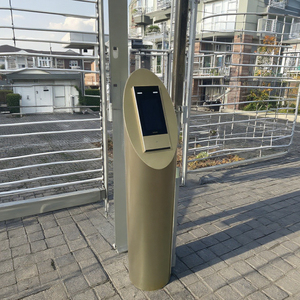 Sistema de Control de Acceso con Videoportero, Antirrobo, Pantalla Táctil, Tarjeta/Llave, Poste de Instalación de Acero Inoxidable para Apartamentos y Residencias - Product Image 6