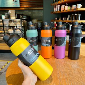 <span class=keywords><strong>Botella</strong></span> deportiva de acero inoxidable de <span class=keywords><strong>1</strong></span> litro con logotipo personalizado, termo al vacío a prueba de fugas para viajes y camping, <span class=keywords><strong>botella</strong></span> de agua deportiva - Product Image 4