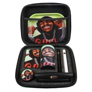 Biểu Tượng Tùy Chỉnh Hút Kit 6 Trong 1 Stash Jar Thuốc Lá Rolling Machine Với Thuốc Lá Túi Hút Công Cụ Thiết Lập Kit - Product Image 1