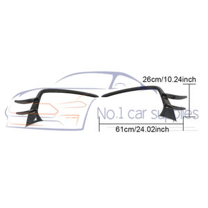 Alerones Delanteros de Fibra de Carbono de Alto Brillo para <span class=keywords><strong>A7</strong></span> <span class=keywords><strong>S</strong></span>-<span class=keywords><strong>Line</strong></span> S7 2019 en Adelante - Product Image 3