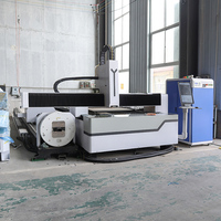 Machine de découpe laser fibre CNC 3 kW de qualité supérieure pour tôles et tubes, machine de découpe laser fibre pour plaques de fer / prix de la machine de découpe laser
