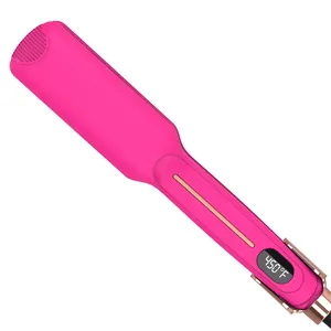 High Quality Portable Hair Iron 480 Degrees Private Label Flat Irons Wholesale Customize Titanium Hair Straightener