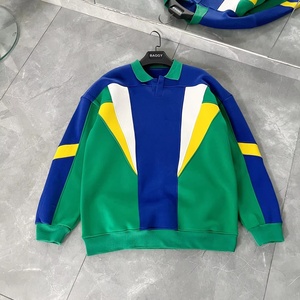 <span class=keywords><strong>Felpa</strong></span> da Uomo Pesante 460 Gsm, con Cappuccio a Righe Stile Calcio, 100% Cotone, Vestibilità Ampia, Ricamo 3D Squadra Brasile - Product Image 1
