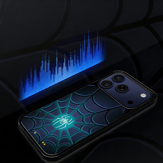LED Phone Case,Flashing PhoneCase Sound Active Voice Control LED Flashing Phonecase Glowing case LED Case Phonecase