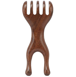 Outil Gua Sha en bois, masseur facial manuel multifonctionnel pour les yeux, le nez, les points d'acupuncture, les méridiens, grattoir musculaire, cadeau personnalisé en gros - Product Image 1