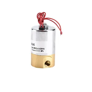 Katup Solenoid AC <span class=keywords><strong>3</strong></span>/2 Jalur Pneumatik Kontrol <span class=keywords><strong>Pilot</strong></span> Kompresor Berbahan Kuningan Seri Q23XD-2L - Product Image 1