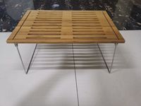 Bambou Plat Séchage Grille égouttoir d'armoires de cuisine Cuisine Table Pliante empilable étagère en bambou