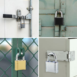 Candado de seguridad resistente directo de fábrica, grillete largo, candado con contraseña de 4 dígitos de aleación de Zinc - Product Image 2