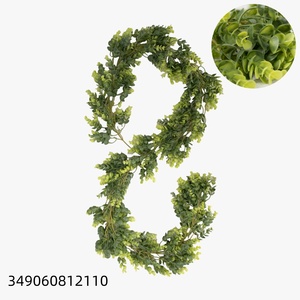 Vente en gros de 1,9 m de plantes artificielles suspendues en <span class=keywords><strong>plastique</strong></span>, lianes d'eucalyptus vertes pour la décoration intérieure - Product Image 1