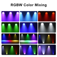 Équipement d'éclairage de scène professionnel à LED 300w, grand projecteur rotatif, DMX512, RGBW, faisceau mobile, lumières de scène de club disco, tête mobile