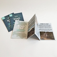 Papel guía personalizado impreso para turista, mapa plegable múltiple