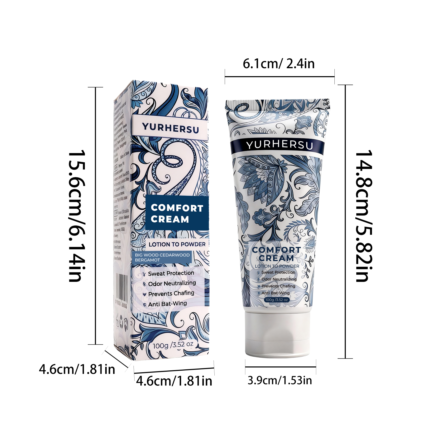 Crema antitraspirante e deodorante da uomo