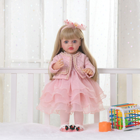 Muñecas de 55 cm Súper Ventas Económicas para Niñas, Muñecas BJD de Alta Calidad, Hermoso Juguete DIY con Ropa, Muñecas Reborn de Silicona para Niñas