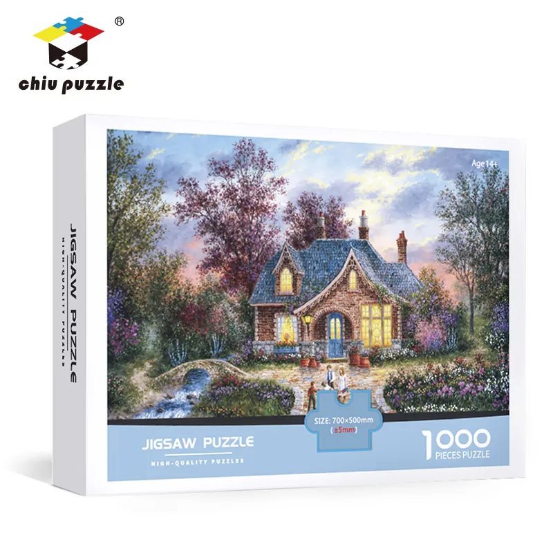Personalizzare giocattoli foto stampata 1000 pezzi di puzzle intellettuale società di produzione