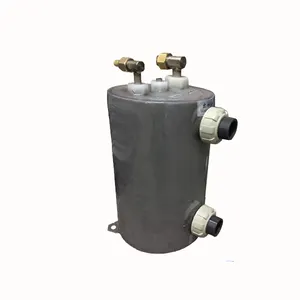 High Quality Refrigerant Titanium Coil Heat Exchanger Water Heater For Swimming Pool Heat Pump