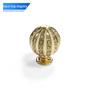TOCO Gagang Pintu Kristal, 60Mm Gagang Dada Kristal, Kenop Pintu Lemari, Gagang Kabinet, Model 3d 128Mm - Product Image 6