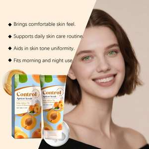 Exfoliante Facial Almond Glow 100g, Marca Privada OEM, Semilla de Albaricoque, Aloe, Exfolia, Hidrata, Rellena, Vegano - Product Image 6