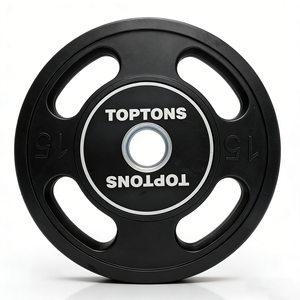 TOPTONS – Plaques de poids en <span class=keywords><strong>caoutchouc</strong></span> pour haltères, équipement de fitness pour l'entraînement, 2,5 kg, 5 kg, 10 kg, 15 kg, 20 kg, 25 kg – Vente en gros - Product Image 1