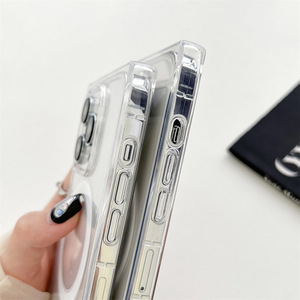 Cubierta trasera <span class=keywords><strong>cuadrada</strong></span> de acrílico, marco de TPU, rectangular, transparente, a prueba de golpes, <span class=keywords><strong>funda</strong></span> de teléfono para <span class=keywords><strong>iPhone</strong></span> 16 Pro 15 14 Plus 13 12 <span class=keywords><strong>11</strong></span> Pro Max - Product Image 4