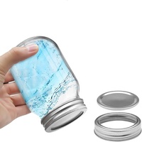 Lot de 12 bouchons de bouteille métalliques à ouverture facile pour bocaux Mason et bouteilles de vin, capacité de 5 ml, pour voyage