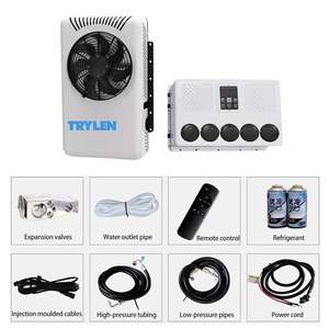 Автономный кондиционер 12В для спального места грузовика, полуприцепа Kenworth, Volvo, Peterbilt, Freightliner, стояночный электрический АПУ - Product Image 5