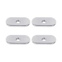 Écrou de rail de kayak en acier inoxydable 316 de qualité marine supérieure M6 1/4-20, fixation pour rail coulissant pour canoë et porte-canne à pêche