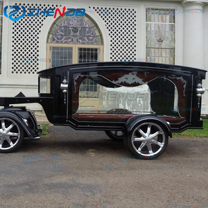 Direct Factory Custom Funeral Hearse <b>Trailer</b> High Quality Multi-Style Funeral Coffin Special Transportation - Product Image 2