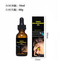 Aceite Esencial XXL para Hombre, Aceite para Masajes Amplificador de 10 ml, Aceite para Cuidado Íntimo, Efecto Prolongado y Fuerte, para Parejas Románticas